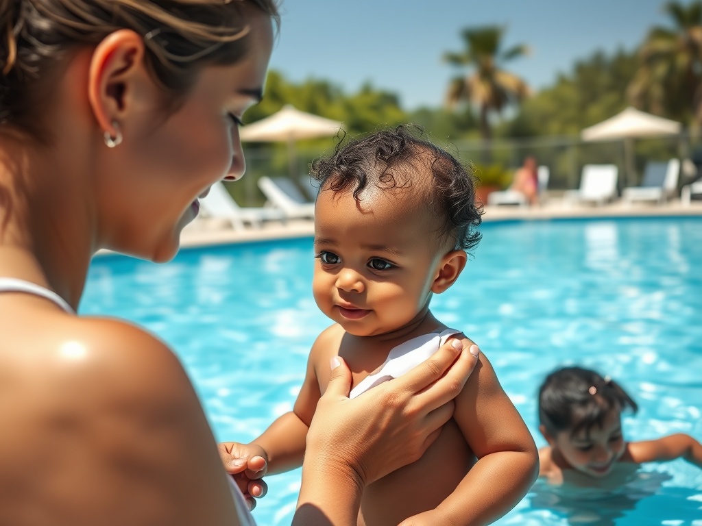 floriiasi.ro | Pregătirea bebelușului pentru prima sa excursie la piscină