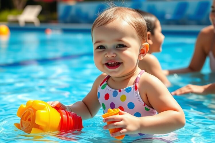 floriiasi.ro | Pregătirea bebelușului pentru prima sa excursie la piscină