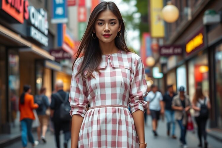 floriiasi.ro | Tendințe în haine cu imprimeu pătrățele 2025